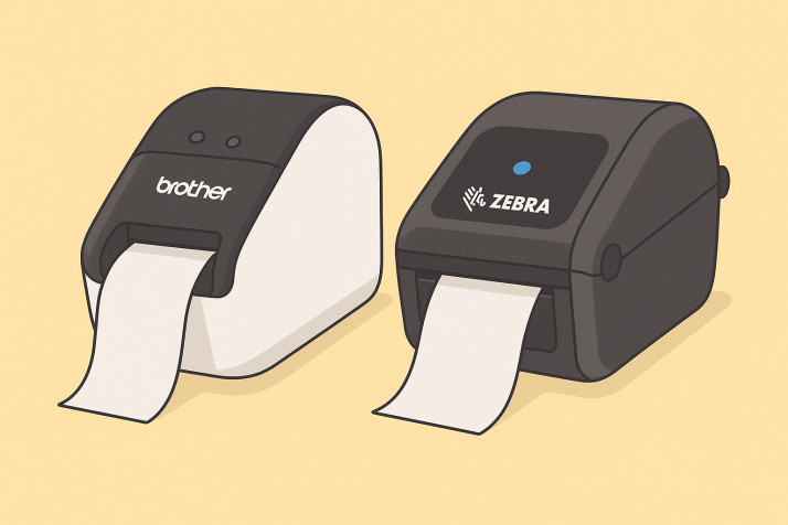 Pourquoi les imprimantes d’étiquettes Brother et Zebra sont un meilleur choix que Dymo