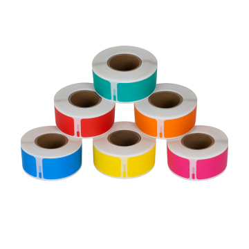 Étiquettes compatibles colorées Dymo 11352