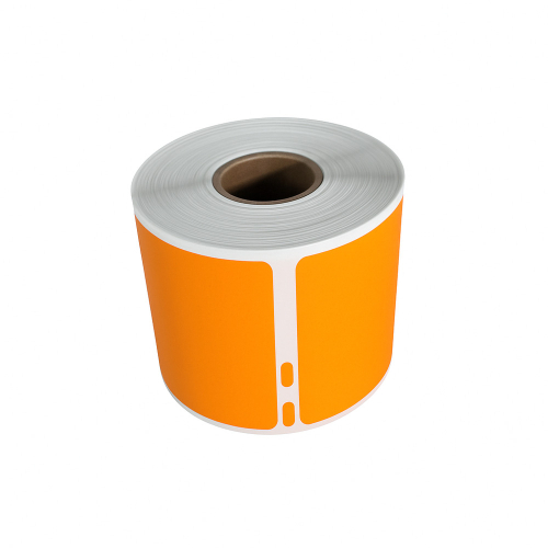 Étiquettes compatibles Dymo 99014, orange, 101 x 54 mm, 220 étiquettes