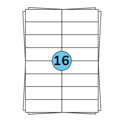 Étiquettes en planches A4