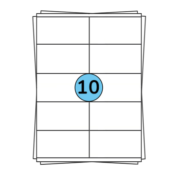 Étiquettes en planches A4