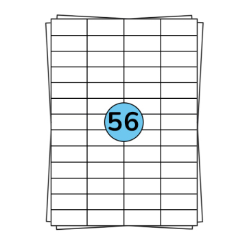 Étiquettes en planches A4